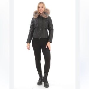 Moussy Women’s Faux Fur Puffer Jacket